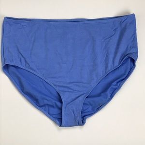 Blue Pattern Bikini Swimsuit Bottoms